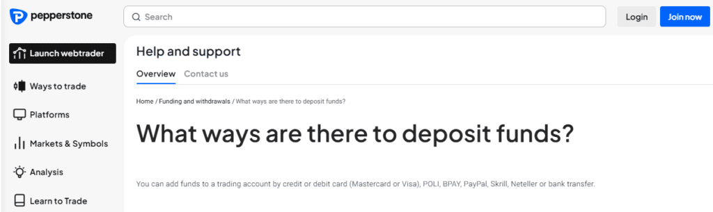 Pepperstone Forex Brokers that accept PayPal