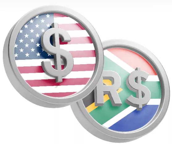 United States (USD) and South Africa (ZAR)