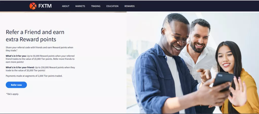 FXTM Referral Bonus