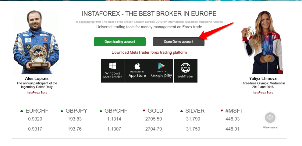 How to set up an InstaForex Demo Account &ndash; Step 1