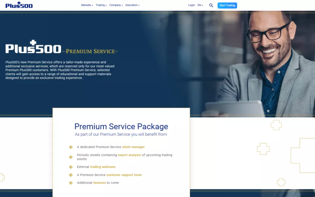 Plus500 Premium Service