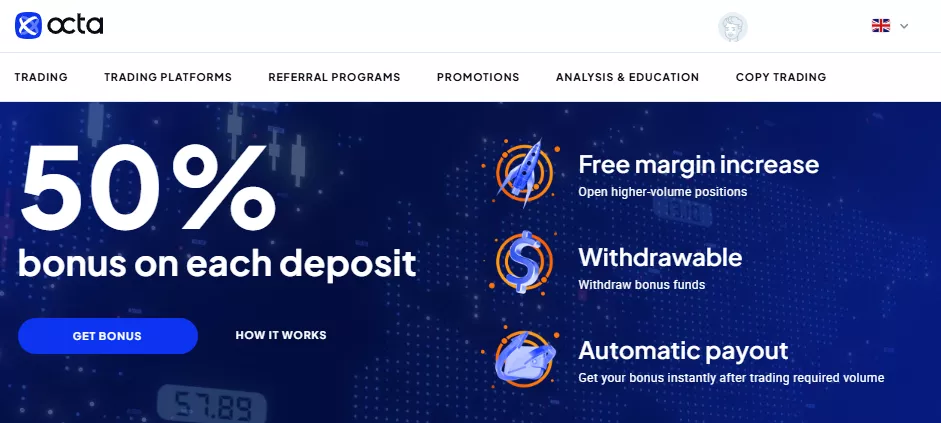Octa Sign up Bonus - Step-by-Step Overview
