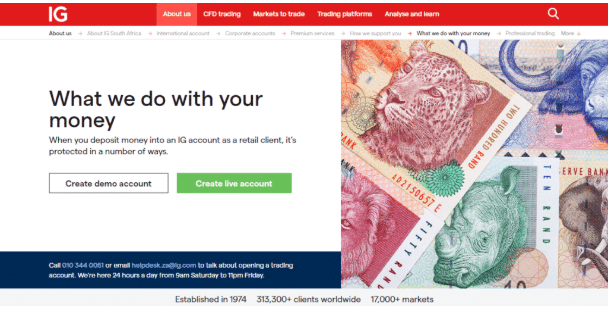 IG Deposit and Withdrawal IG Deposit and Withdrawal