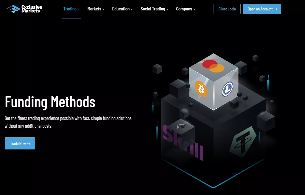 Exclusive Markets Deposit and&nbsp; Withdrawal