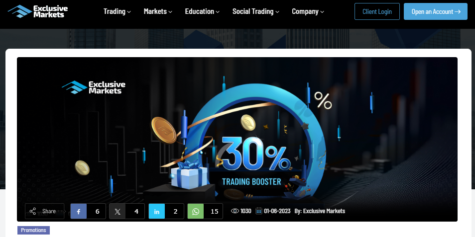 Exclusive Markets promotion Exclusive Markets cashback promotion