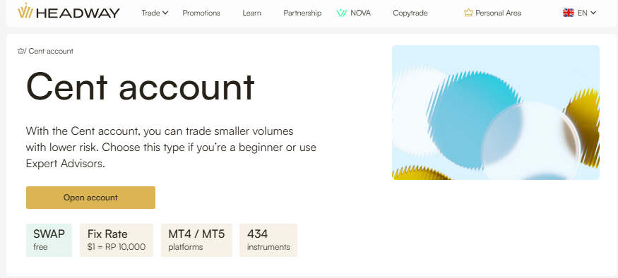 Headway Cent Account