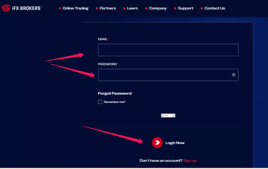 How to make an IFX Minimum Deposit step 1