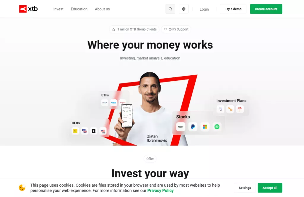 XTB Best Forex Brokers in Egypt