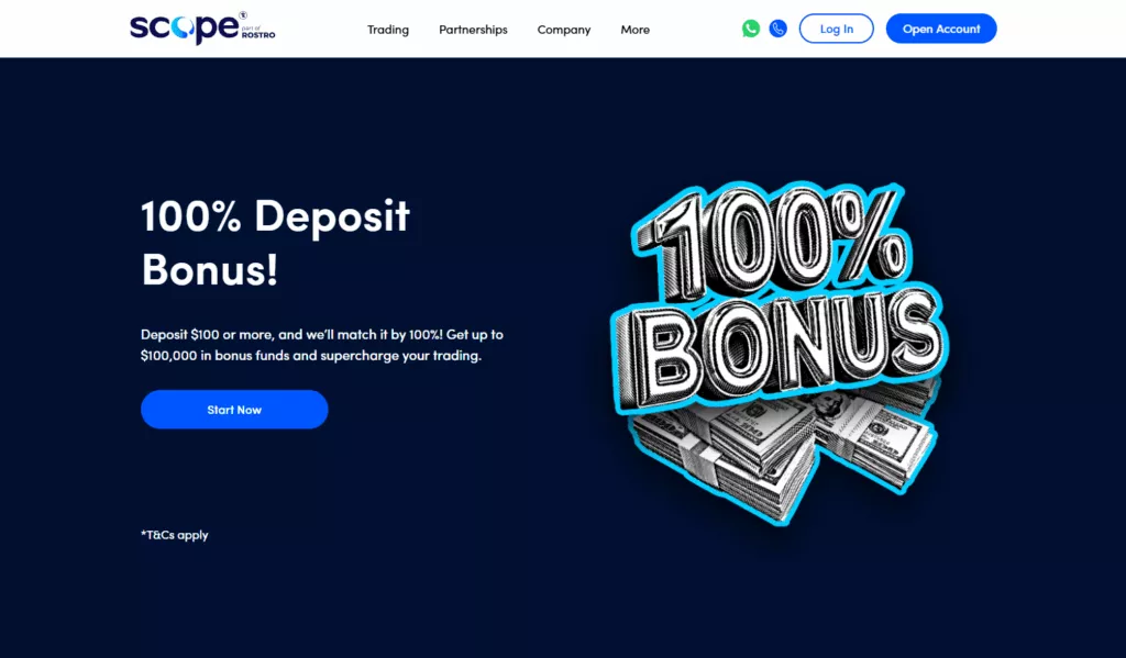 Scope Markets Fees, Spreads, and Commission