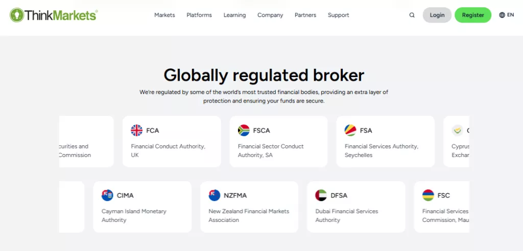 ThinkMarkets Safety and Security