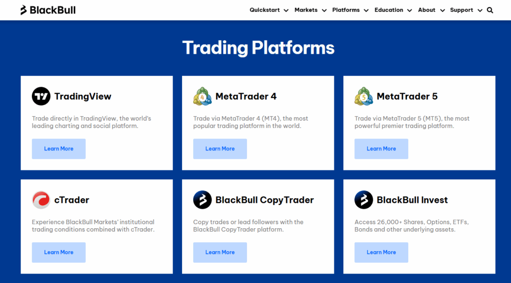 BlackBull Trading Platforms BlackBull Trading Platforms