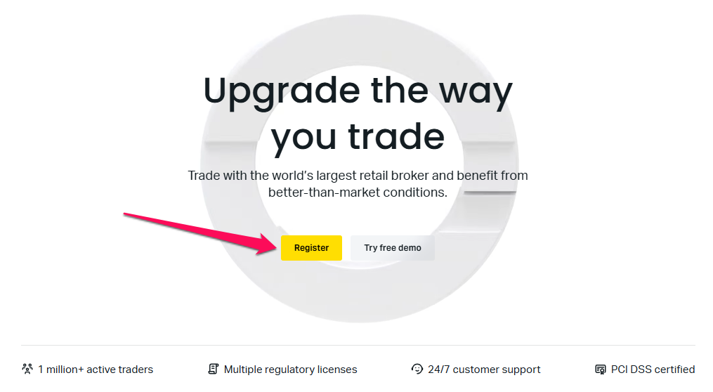 How to Open an Exness Account step 1