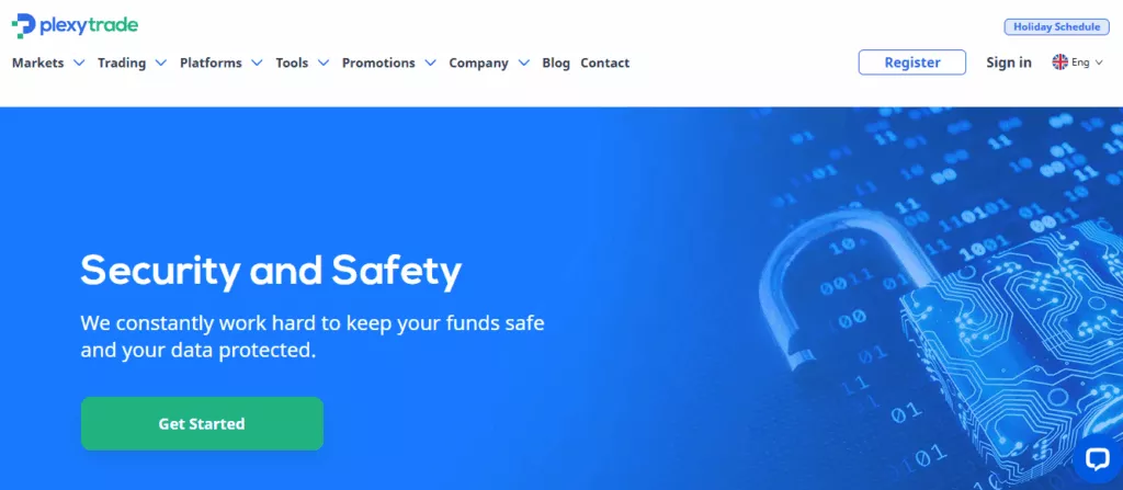 Plexytrade Safety and Security