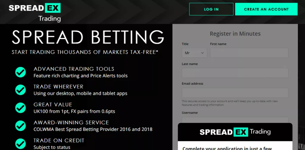 SpreadEx Demo Account