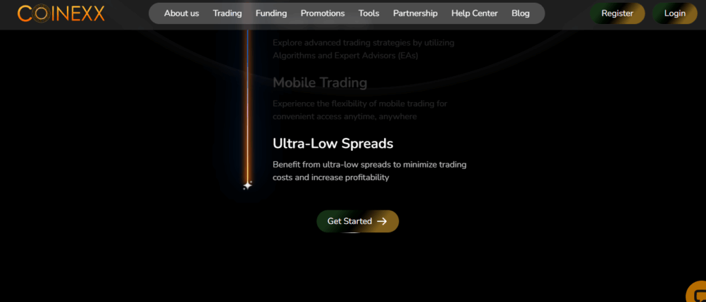 coinexx spreads