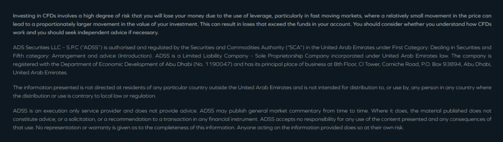 ADS Securities, Safe or Scam