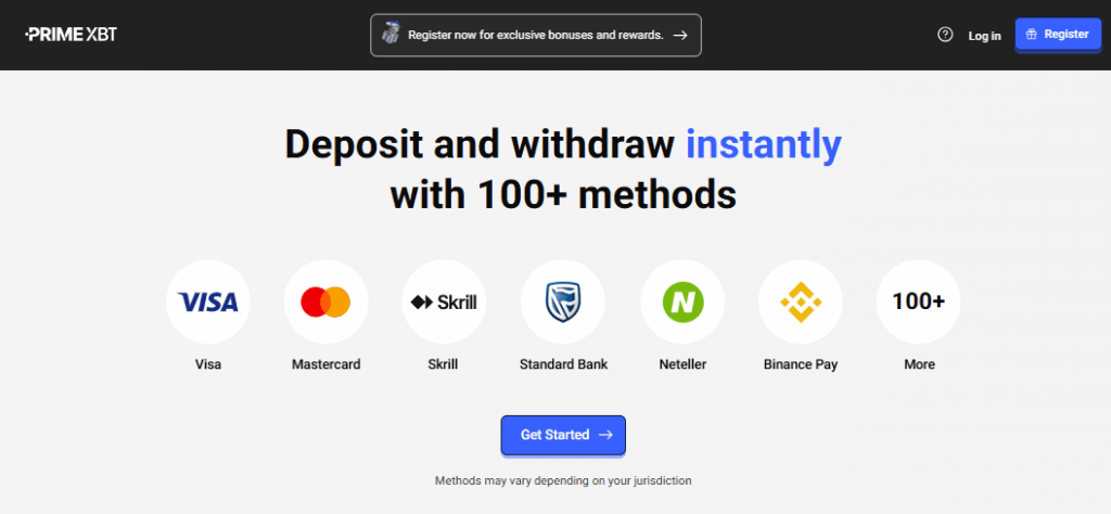 PrimeXBT Deposit and Withdrawal PrimeXBT Deposit and Withdrawal