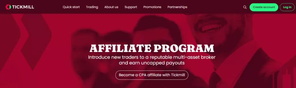 Tickmill Affiliate Program