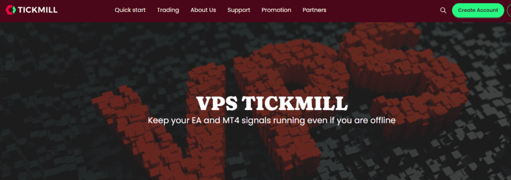 Tickmill VPS Review