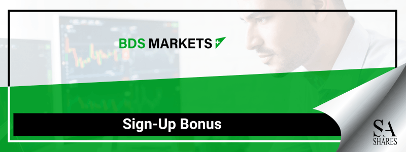 BDSwiss sign up bonus - Main Banner