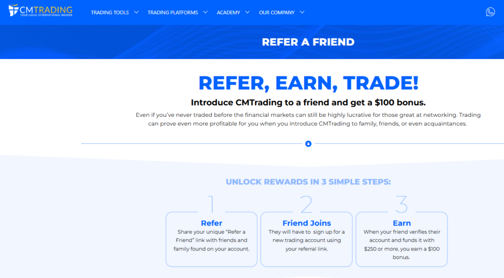 CMTrading Refer a Friend