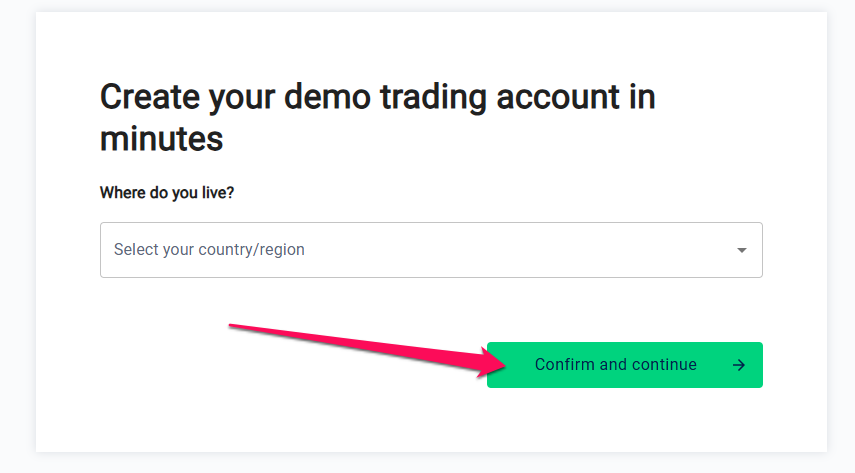 How to set up an OANDA Demo Account &ndash; Step 2