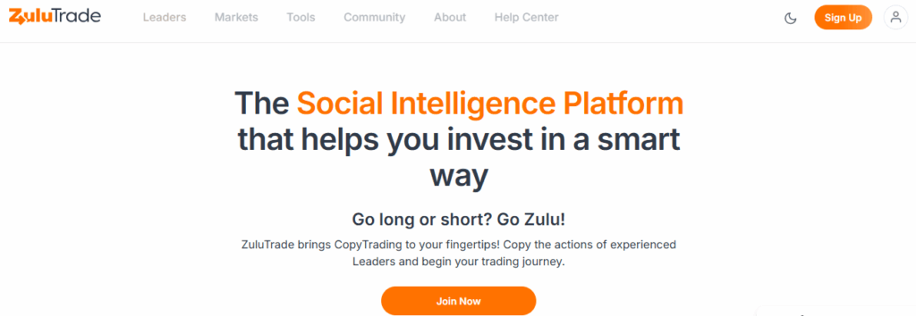 ZuluTrade Trading platforms
