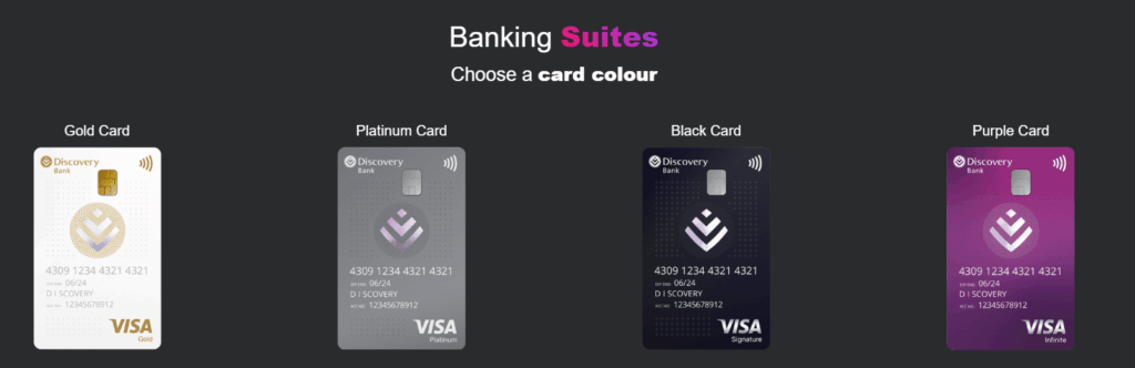Discovery Bank Transaction Starter Entry Accounts