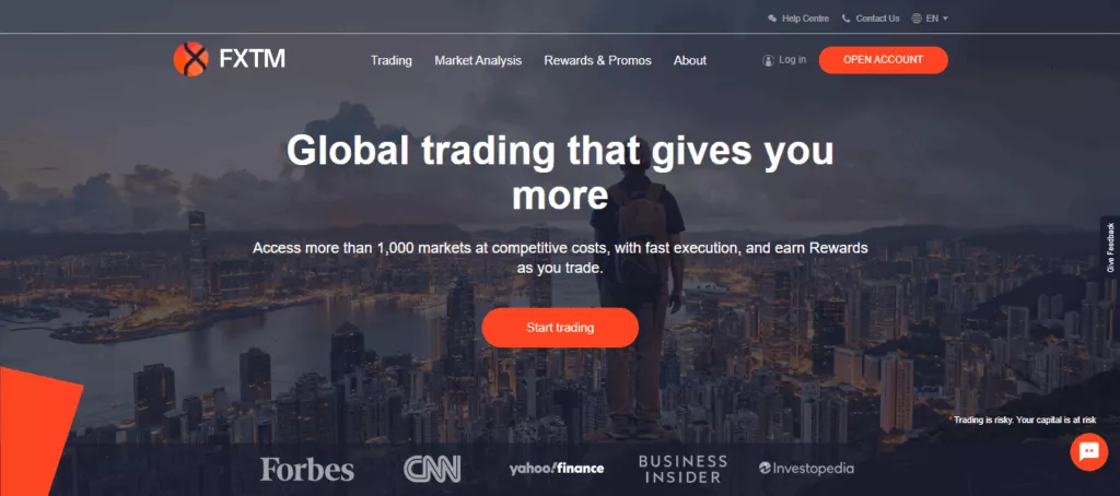 FXTM 1:2000 leverage