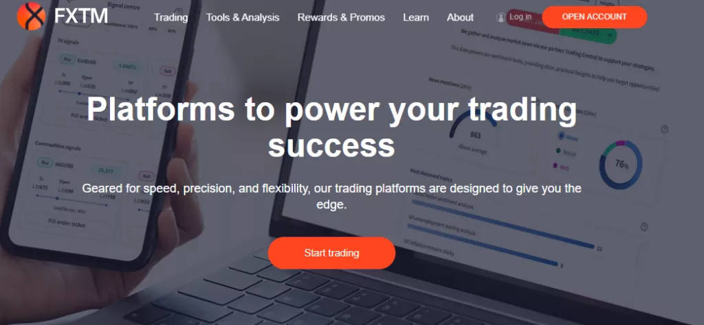 FXTM Trading Platforms and Tools