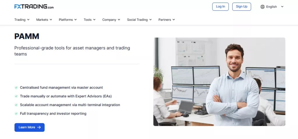 Funds Management (PAMM/MAM)
