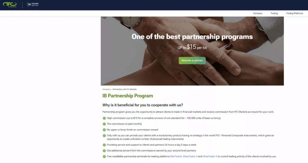 IFC Markets Partnership Program