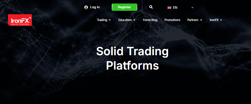 IronFX Trading Platforms