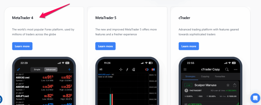 MetaTrader 4 (MT4)
