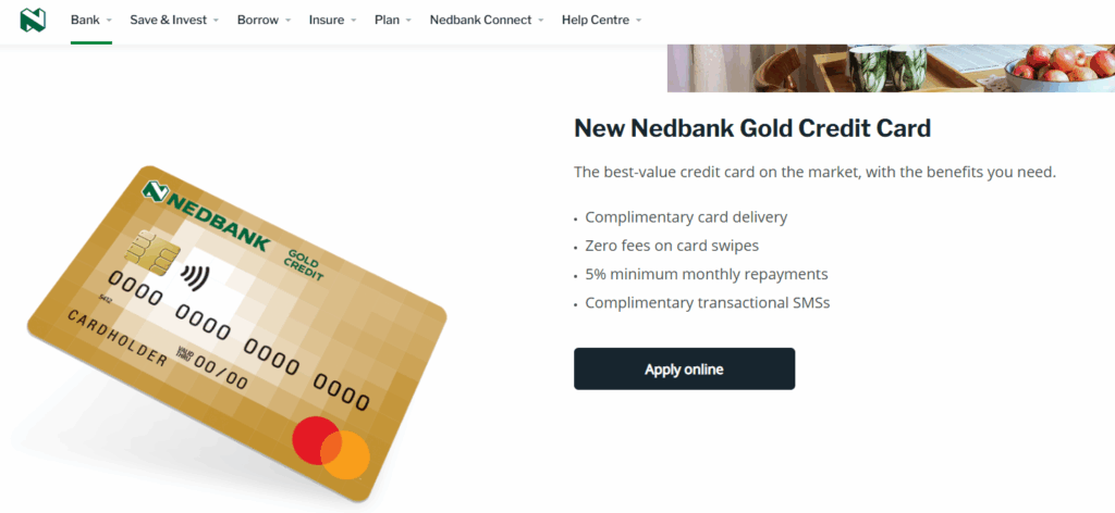 Nedbank Gold Credit Card