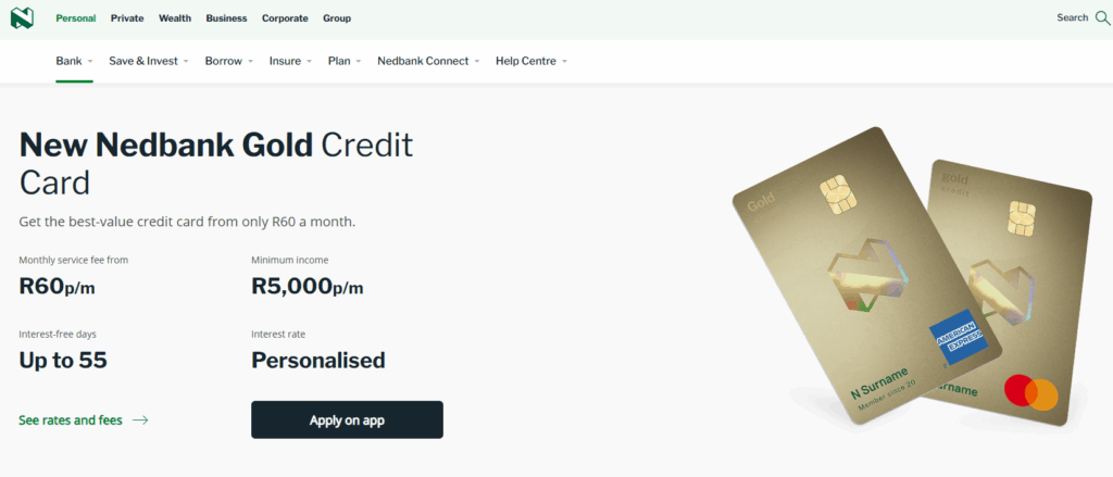 Nedbank Gold Credit Card