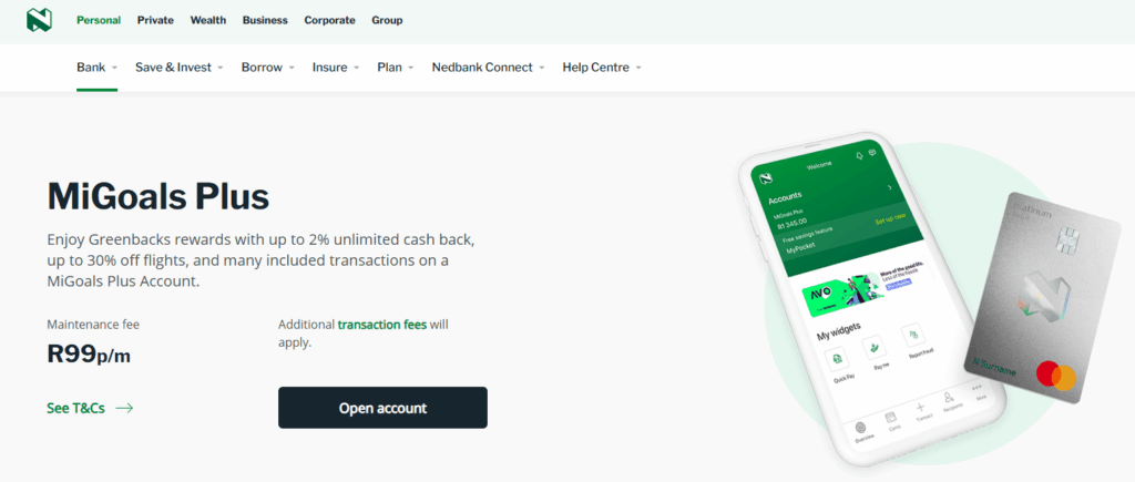 Nedbank MiGoals PAYU Bundled Options