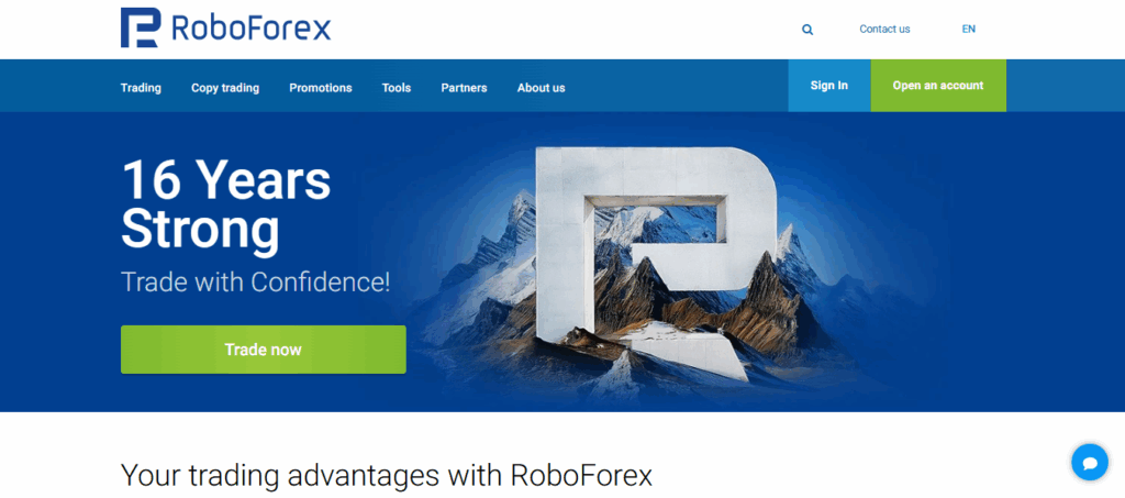 Roboforex  1:300 Leverage