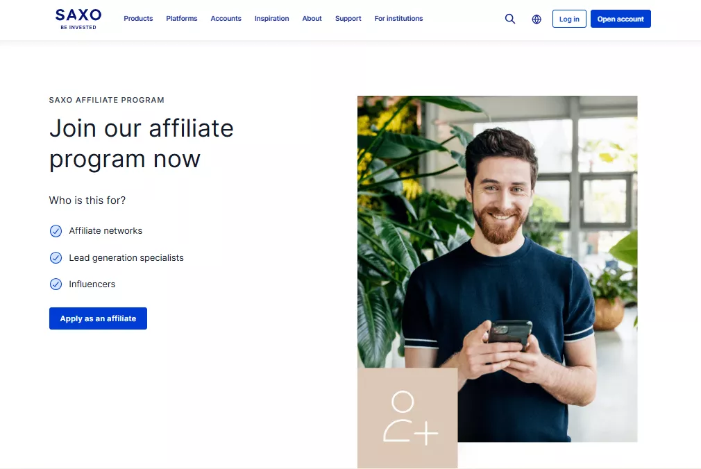 Saxo Bank Affiliate Program