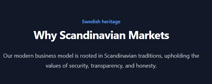 Scandinavian Capital Markets Safety and Security
