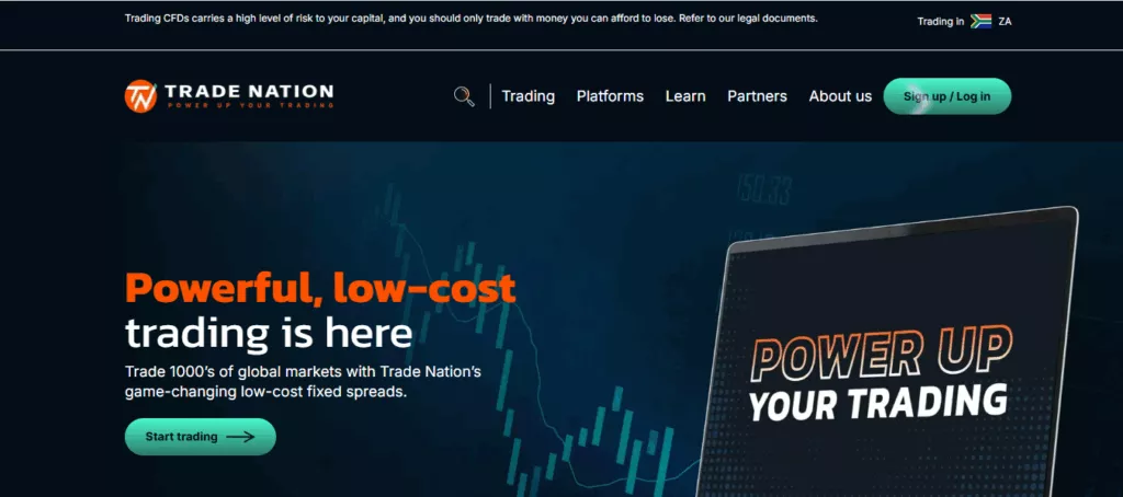Tradenation Regulated Forex