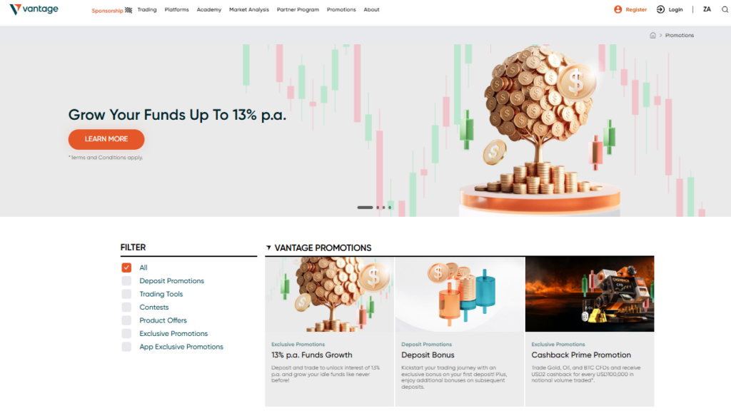 Vantage Markets Promotions