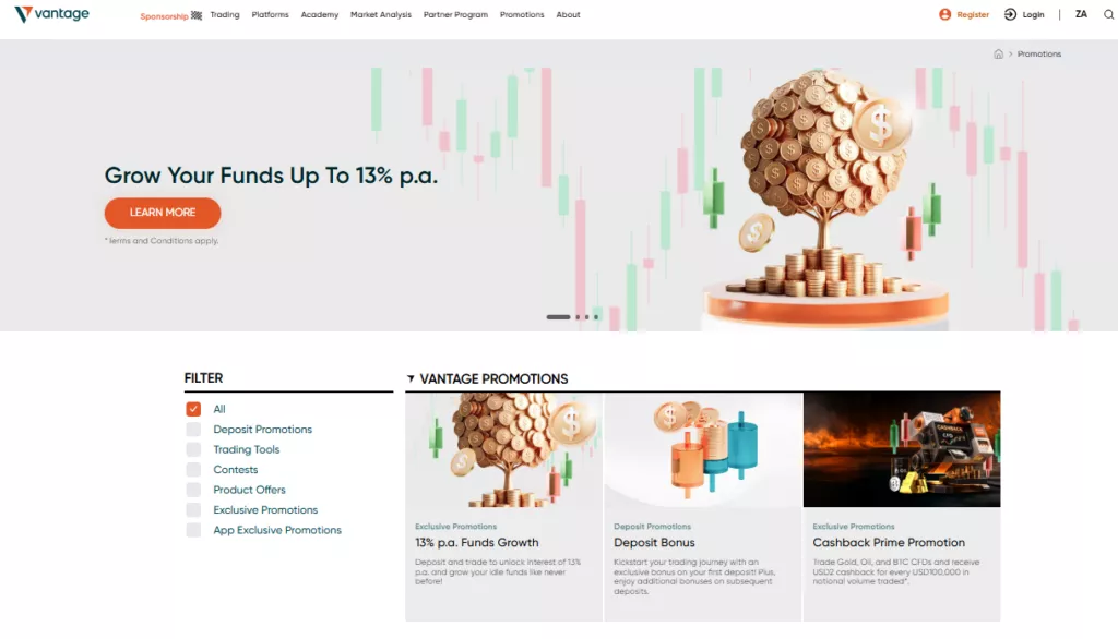 Vantage Markets Promotions