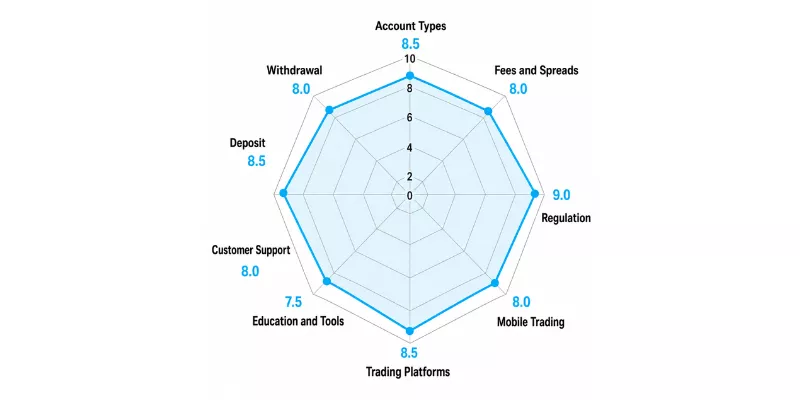 WINDSORBROKERS Spider chart