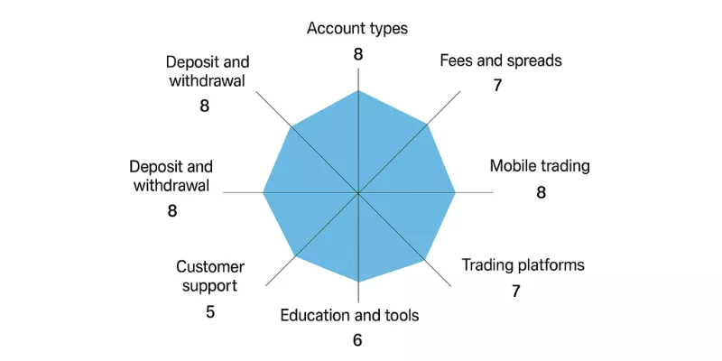 Consorsbank Spider Chart