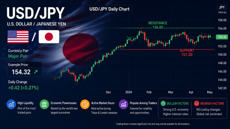 Currency Pairs to Trade for Beginners USDJPY