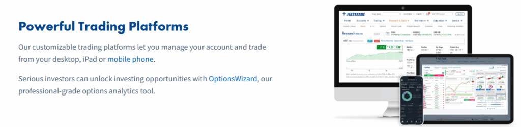 Firstrade Trading platforms