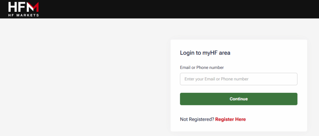 How to make an HFM Minimum Deposit step 2