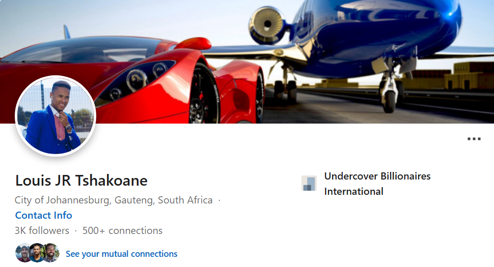 Successful Forex Traders Louis Jr. Tshakoane