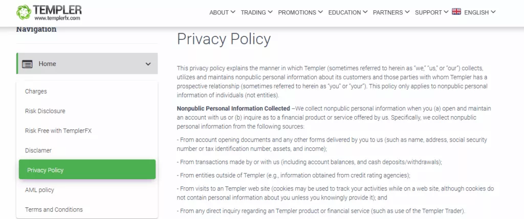 Templer FX Safety and Security